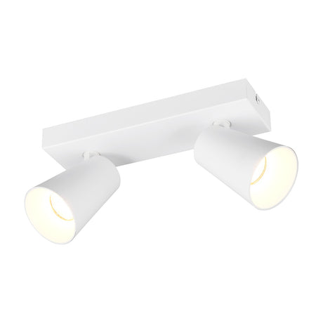 Sharp 2 Light Spotlight – Matt White
