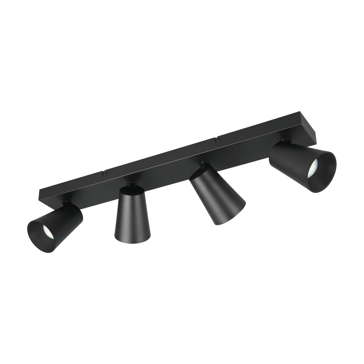 Sharp 4 Light Spotlight – Black & Gold
