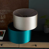 38cm Drum Lamp Shade - Teal