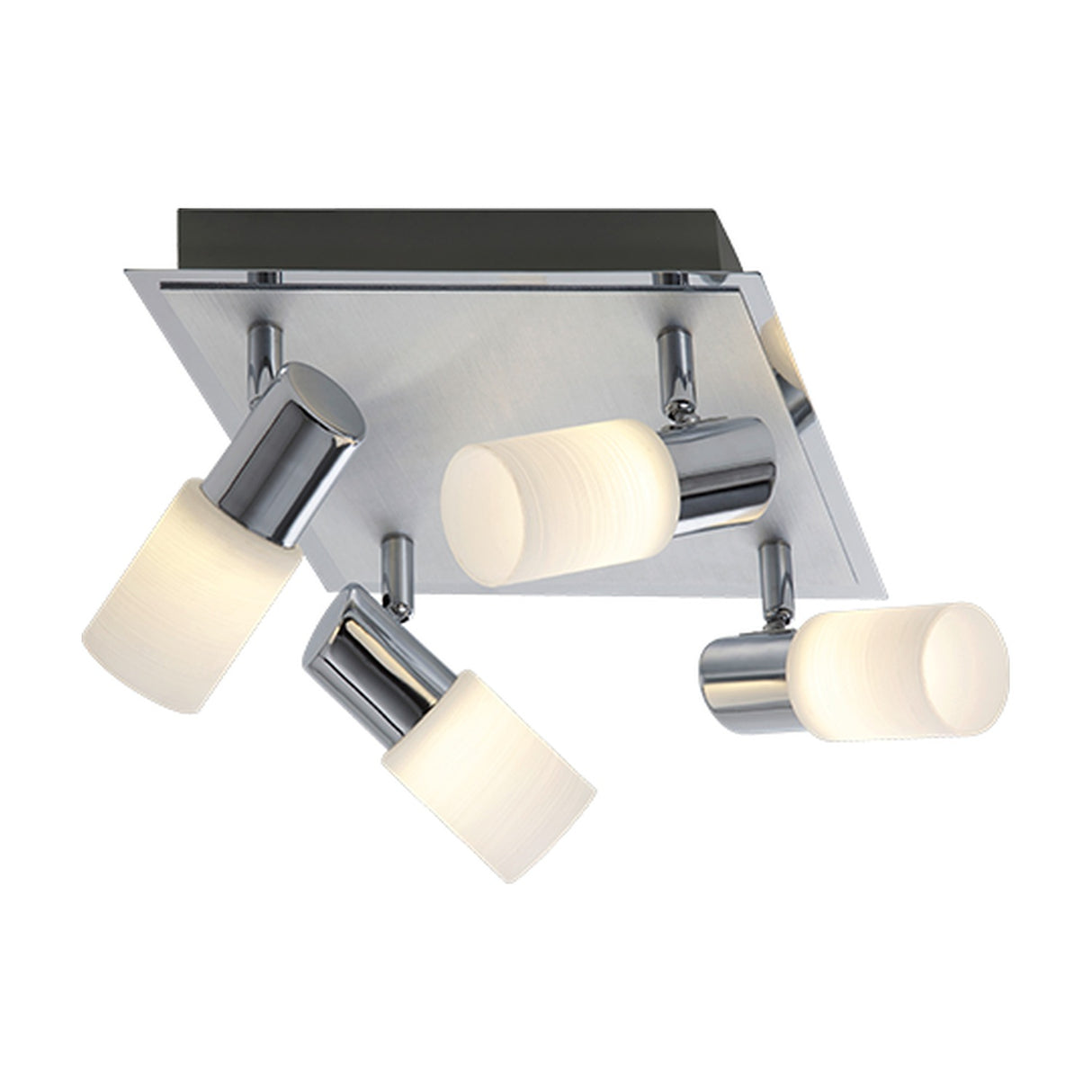 Clapton 4 Light LED Square Spotlight – Chrome