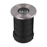 Belaja 11cm LED Ground Light – Satin Nickel