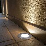 Belaja 16cm LED Ground Light – Satin Nickel