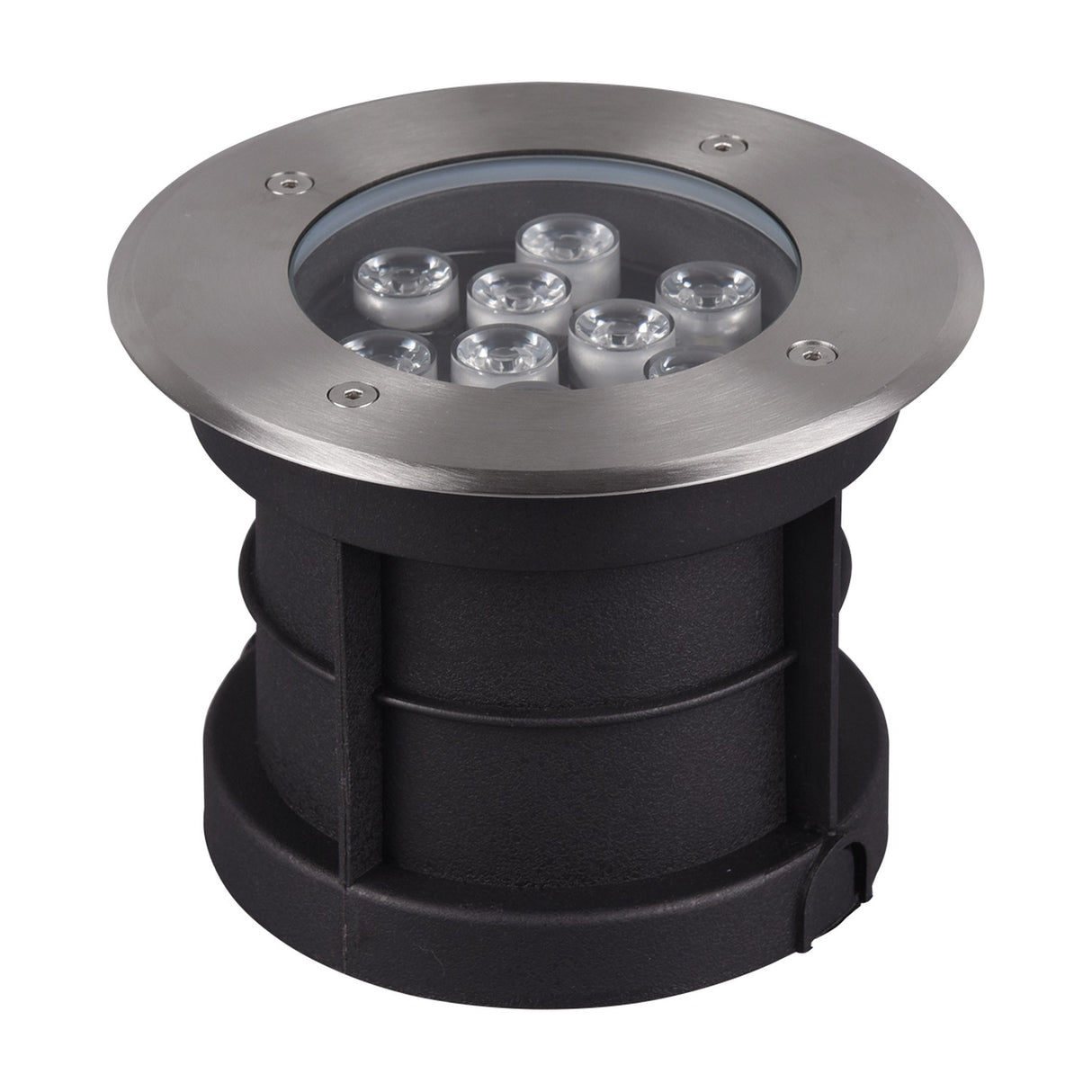 Belaja 16cm LED Ground Light – Satin Nickel