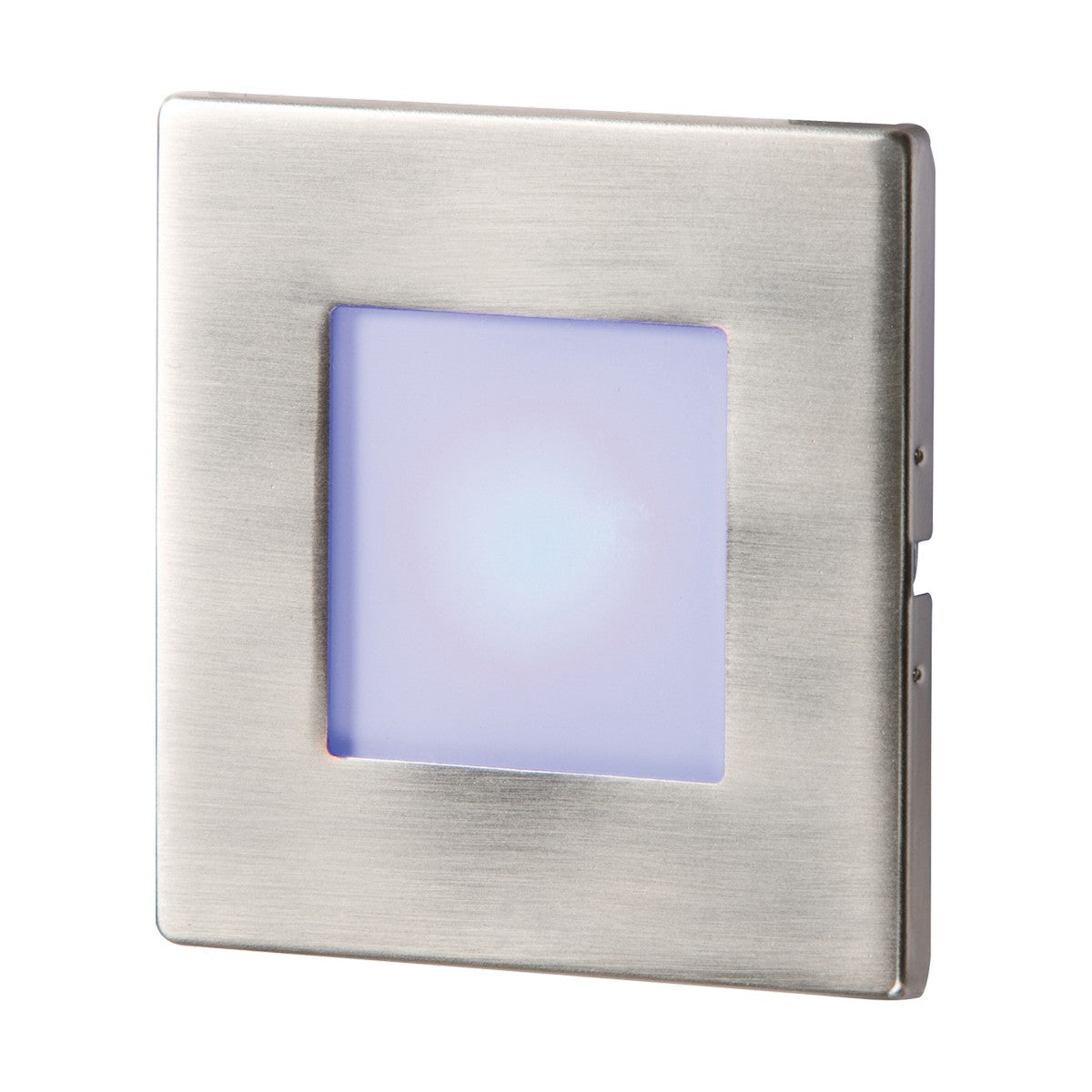 Stainless Steel Recessed LED Wall Light Single Blue
