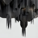 Valora 15 Light Metal Chain Veil Suspension Light - Black