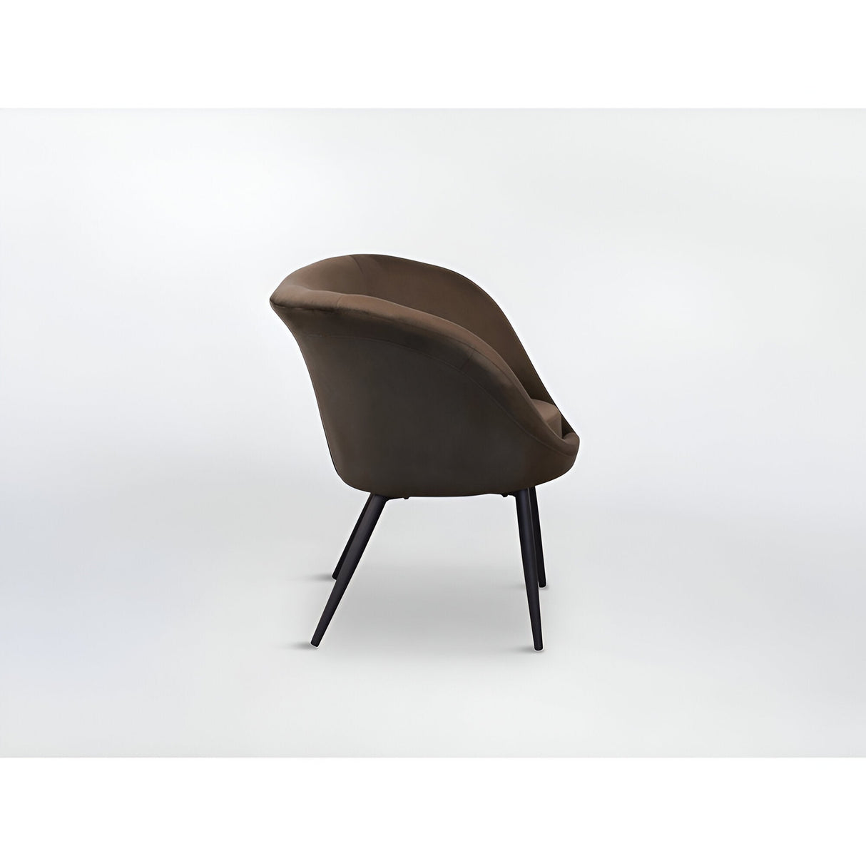 Ozome Velvet Accent Chair -  Brown