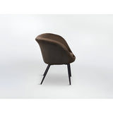 Ozome Velvet Accent Chair -  Brown