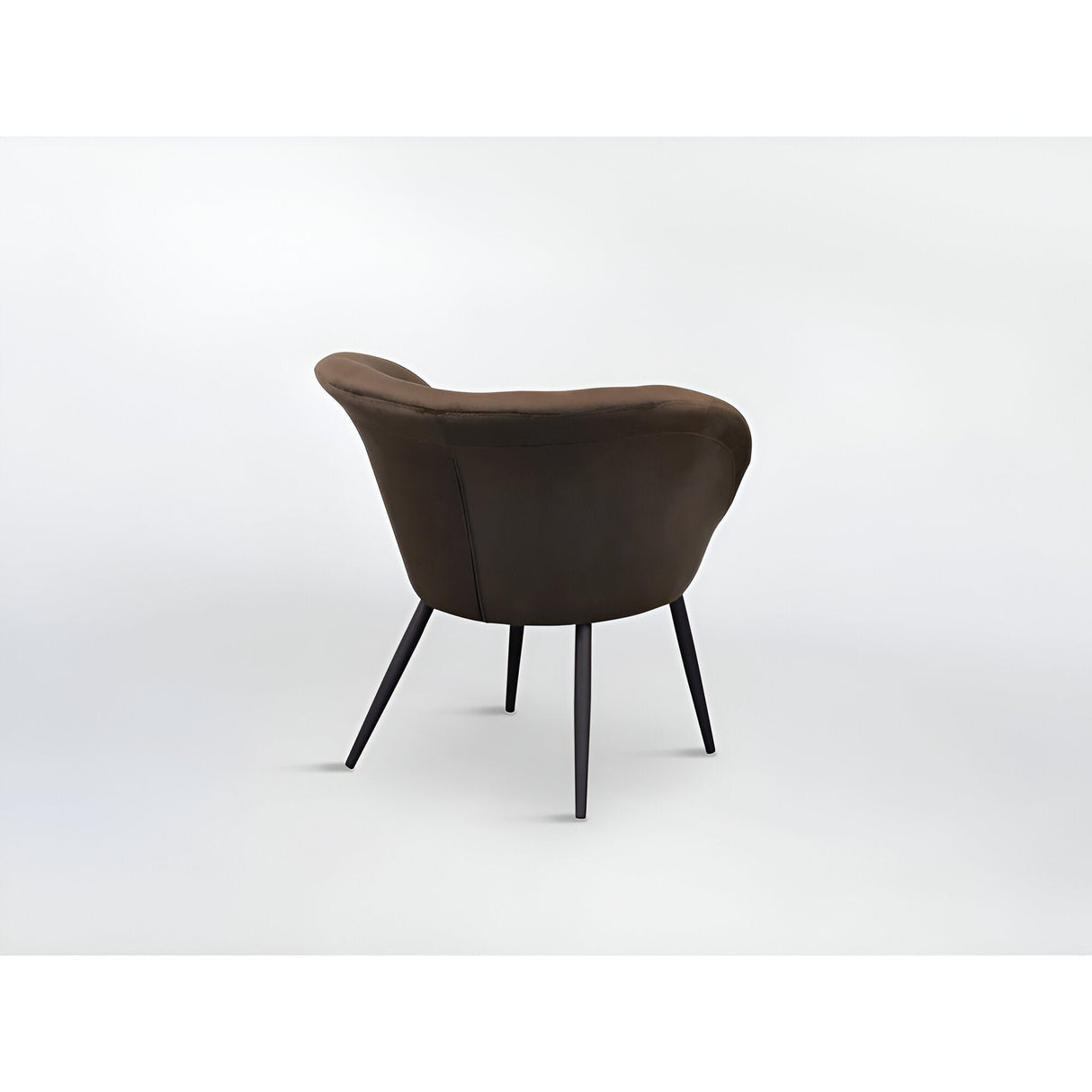 Ozome Velvet Accent Chair -  Brown