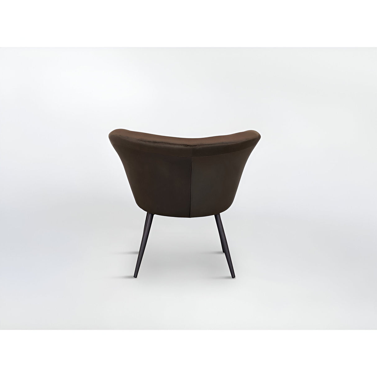 Ozome Velvet Accent Chair -  Brown