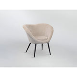 Ozome Chenille Accent Chair - Beige
