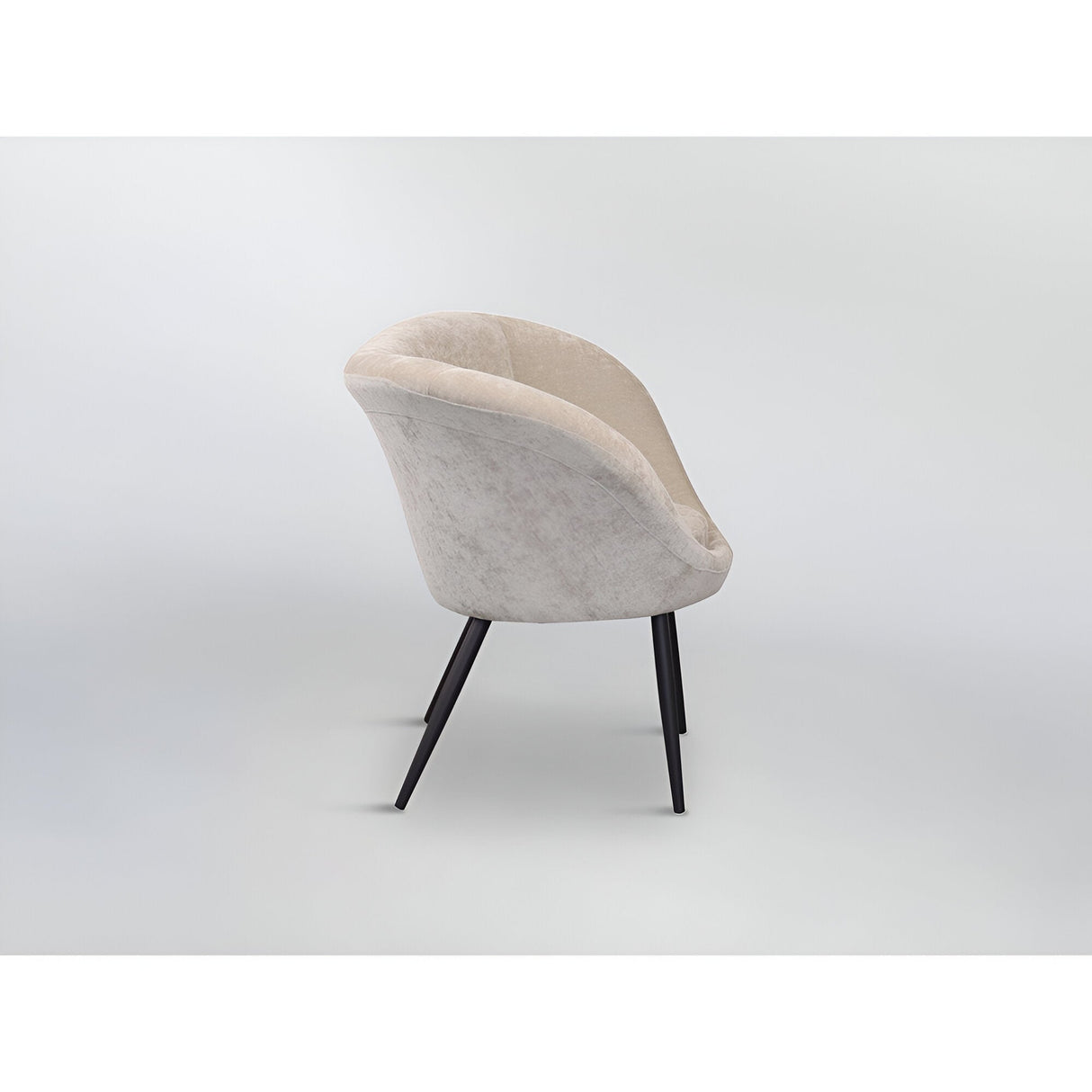 Ozome Chenille Accent Chair - Beige