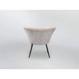 Ozome Chenille Accent Chair - Beige