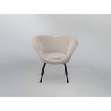 Ozome Chenille Accent Chair - Beige