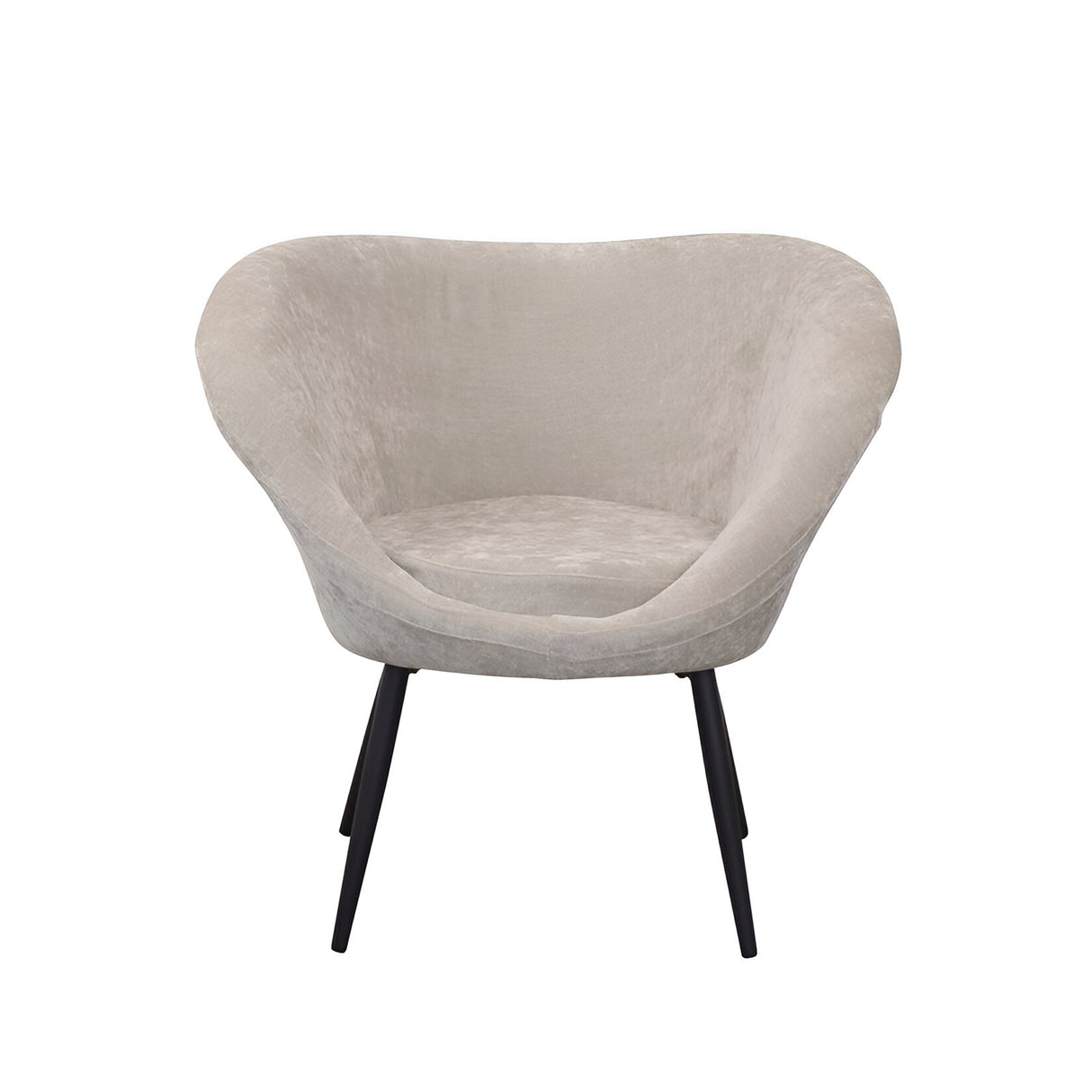 Ozome Chenille Accent Chair - Beige