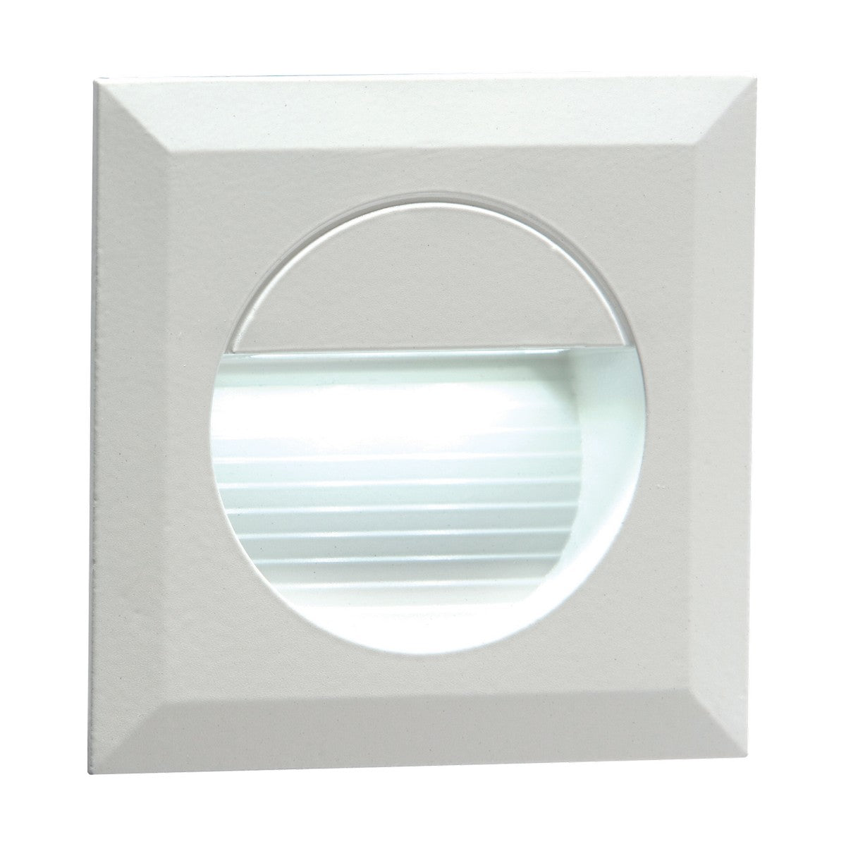 This Recessed Square Outdoor LED Wall Light features a circular opening in the center and is perfect for discreetly illuminating staircases or pathways. Boasting an IP54 rating, its clean and minimalist design is ideal for contemporary indoor or outdoor environments.