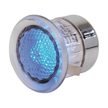 IP44 Clear LED Kit 4 x 0.5W Blue LEDs