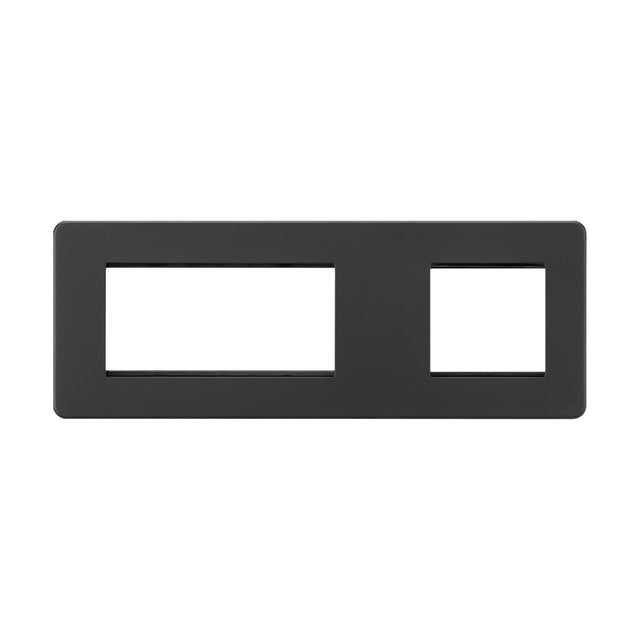 6G Modular Faceplate (2G + 4G) - Anthracite