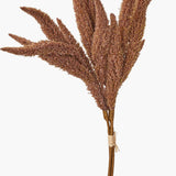Mulberry Brown Foxtail Hand-Tied 3 Stem Bundle Pack Artificial Flowers