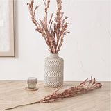 Mulberry Brown Autumn Leaf Pack of 6 Artificial Flowers - 109cm