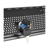 Adastra 2U Lockable Steel Mesh Rack Security Panel
