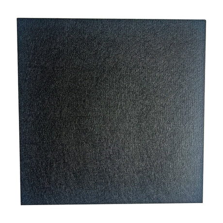 Citronic SAT12 square black sound absorption tile in compressed polyester fibre, 600 x 600mm, shown flat on a plain white background.