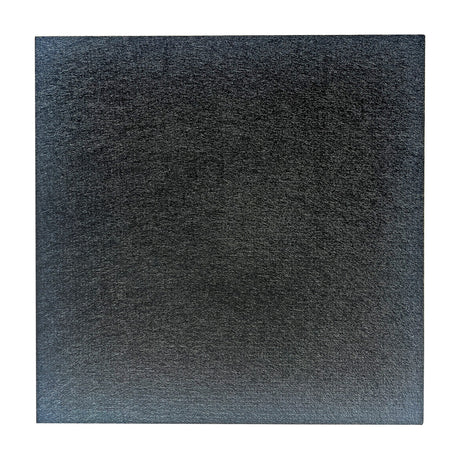 Citronic SAT12 square sound absorption tile in black compressed polyester fibre, 600 x 600mm, shown flat on a plain white background.