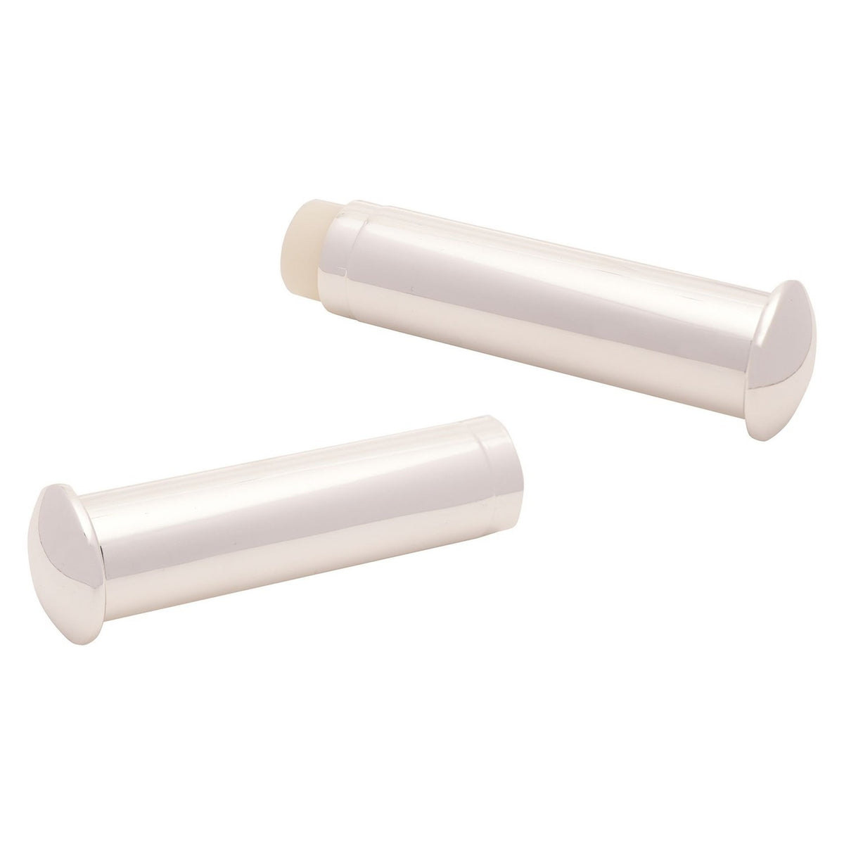 Plain Certificate Tube with Silverplated Stand - Silver