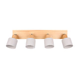 Shanti 4 Light Spotlight – Warm Grey