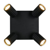 Soka 4 Light Spotlight – Matt Black