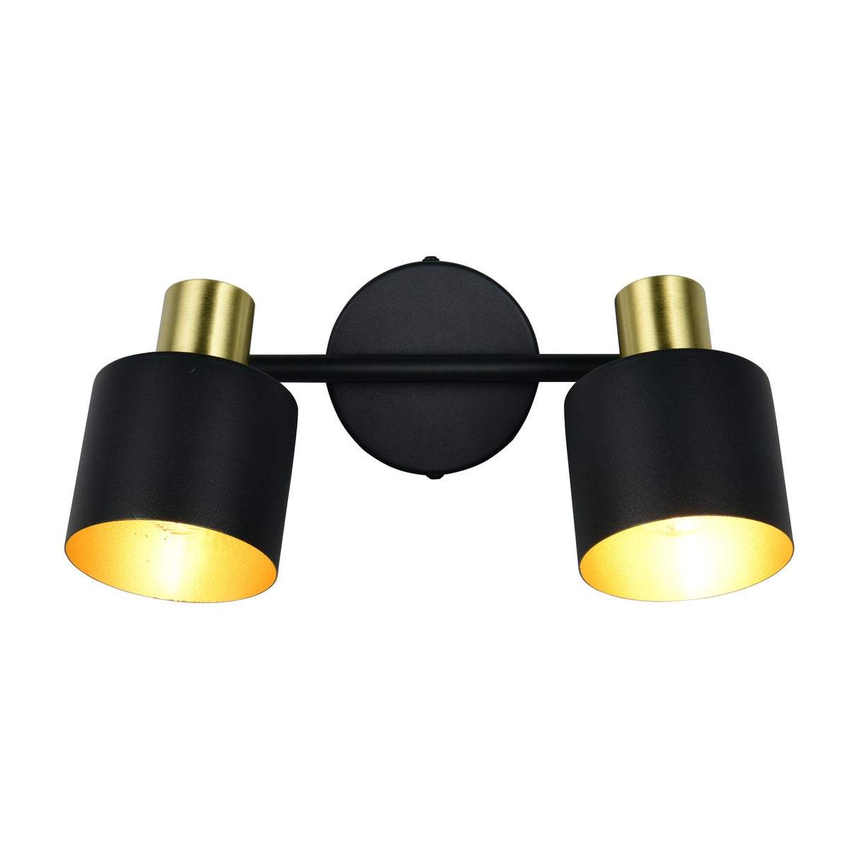 Eva 2 Light Spotlight – Black & Gold