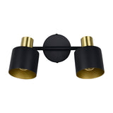 Eva 2 Light Spotlight – Black & Gold
