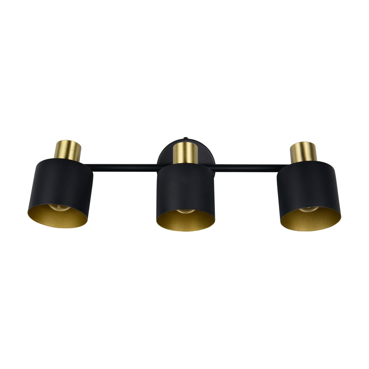 Eva 3 Light Spotlight – Black & Gold