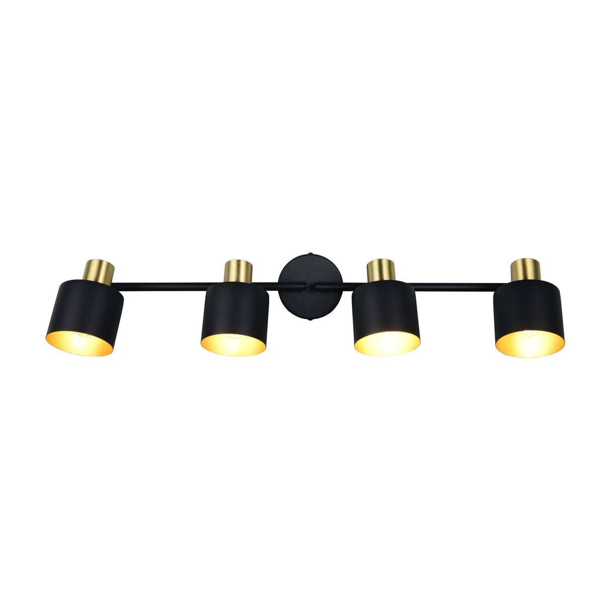 Eva 4 Light Spotlight – Black & Gold
