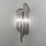 Valora 2 Light Metal Chain Veil Wall Light - Nickel