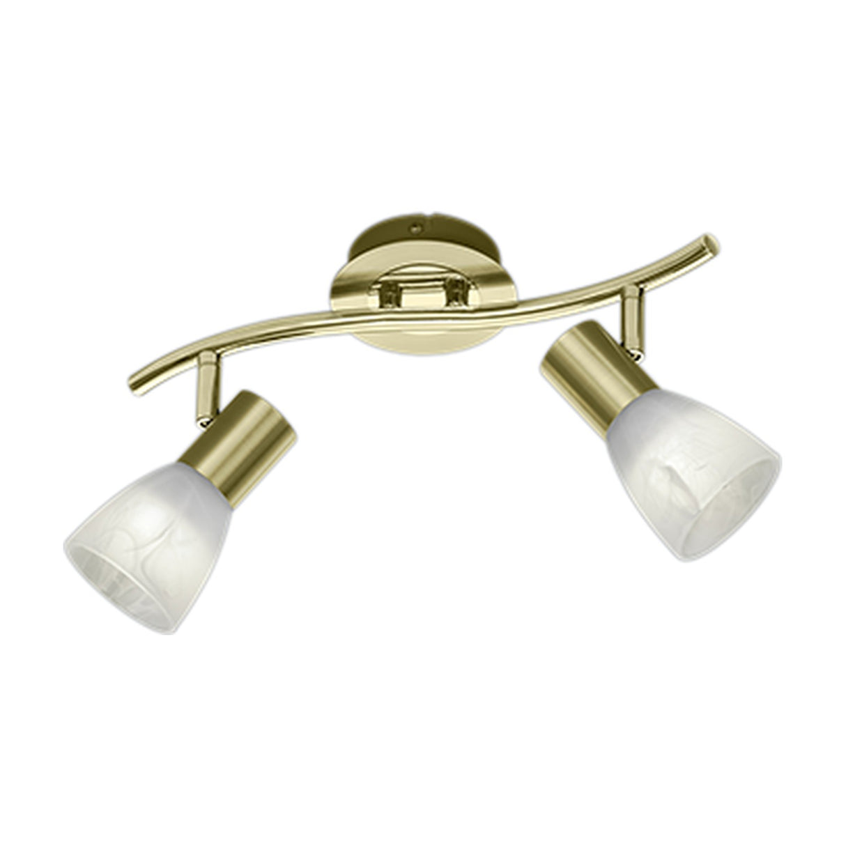 Levisto 2 Light LED Bar Spotlight – Satin Brass