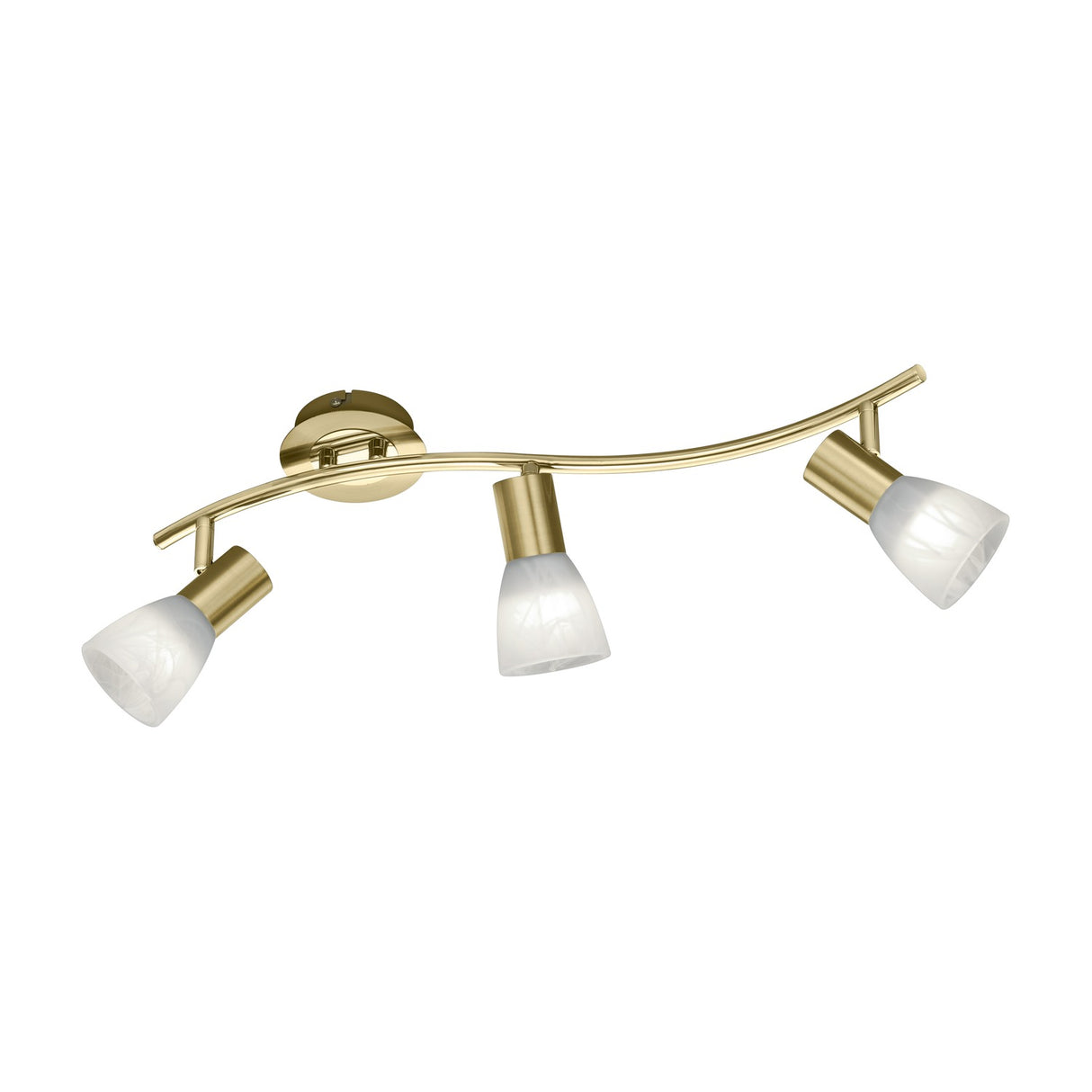Levisto 3 Light LED Bar Spotlight – Satin Brass