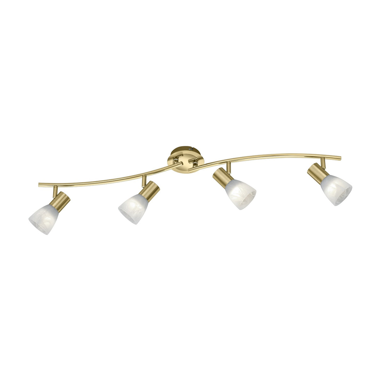 Levisto 4 Light LED Spotlight – Satin Brass