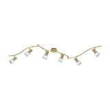 Levisto 6 Light LED Spotlight – Satin Brass