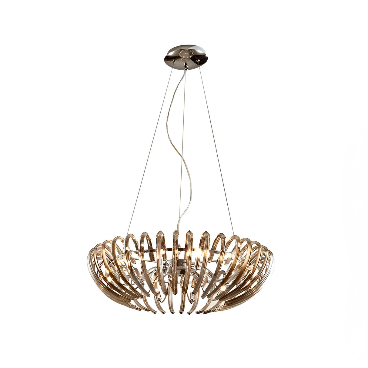 Ariadna 12 Light Crystal Chandelier - Champagne (With Remote Control)
