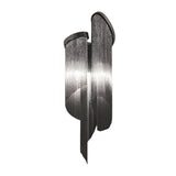 Valora 2 Light Metal Chain Veil Wall Light - Black