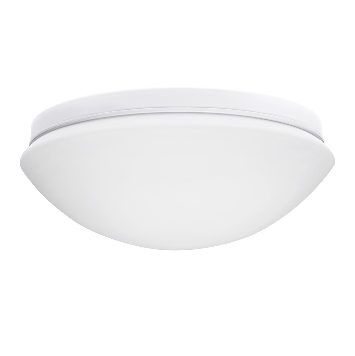 Kanlux Pires E27 Bulkhead Light IP44 in white, shown on a plain white background.