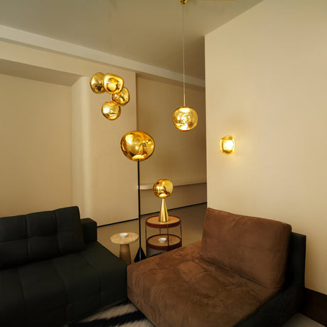 Lava Medium LED Pendant Light - Gold