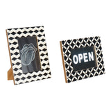 Lorna Black & White Photo Frame - 10x15cm