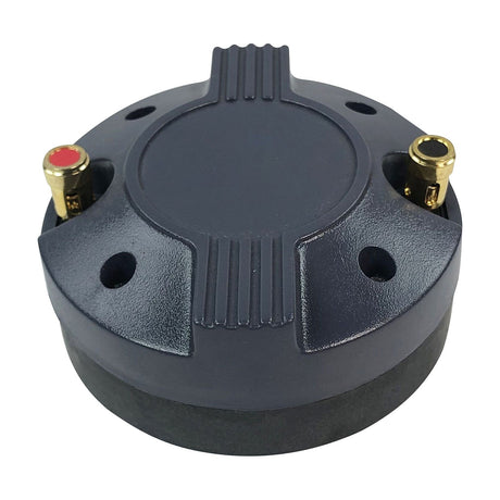 Citronic HFCASA-12A 34mm titanium HF compression driver in black with red and gold terminal connectors, shown on a plain white background.