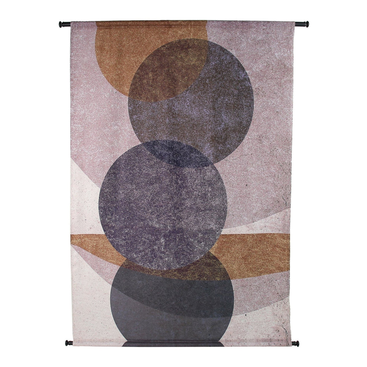 Elemental Circles Velvet Wall Hanging - 100x135cm