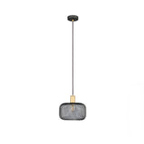 Osiris 1 Light Pendant - Black