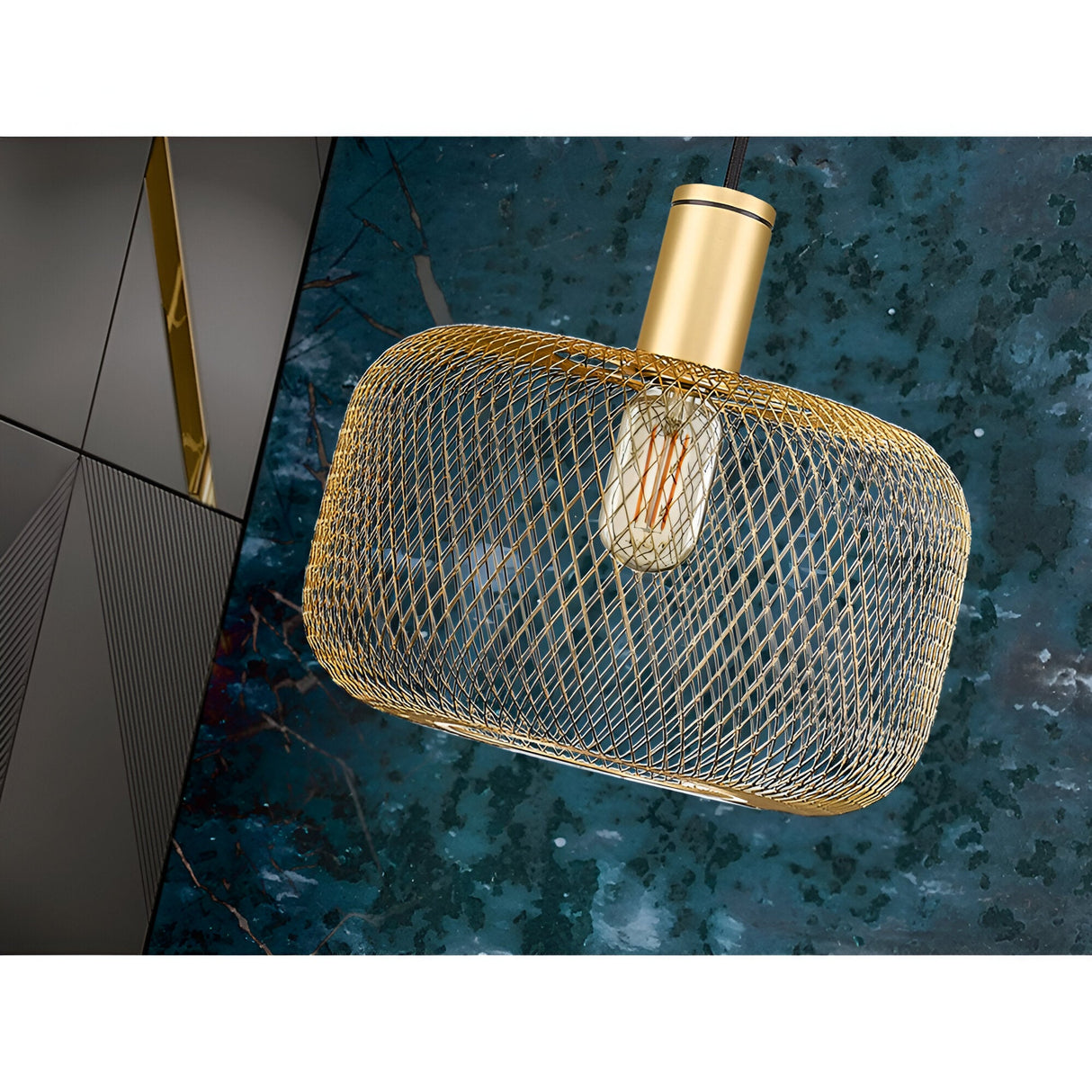 Osiris 1 Light Pendant - Gold