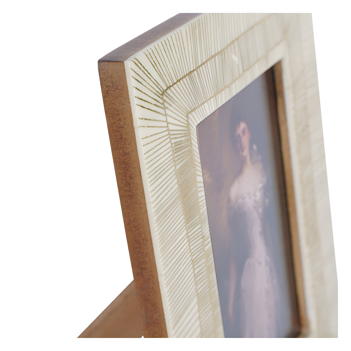 Dame White Photo Frame - 5x7
