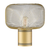 Osiris Metal Mesh Table Lamp - Gold