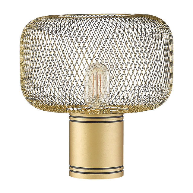 Osiris Metal Mesh Table Lamp - Gold